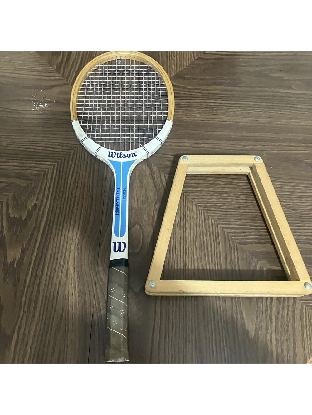 Wilson Billie Jean King Prestige tennis racket Blue Lettering with Cover